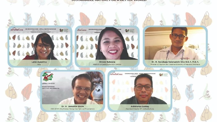 Ketika Kreatifitas Bertemu dengan Kelestarian Alam Sejumlah mahasiswa jurusan kreatif seperti fashion design, graphic design, sound design dan business berkontribusi melestarikan orang utan lewat berbagai karya seni.