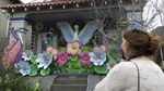 Foto: Karnaval Mardi Gras dalam Bentuk Menghias Rumah