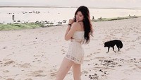 Kini followers Michelle Serafin di Instagram mulai meningkat, makin sering pula dia digodain cowok iseng. Duh! (Foto: dok. Instagram @michelleeserafin) 