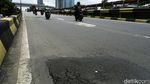 Musim Hujan, Jalan Berlubang di Gatsu Makin Parah