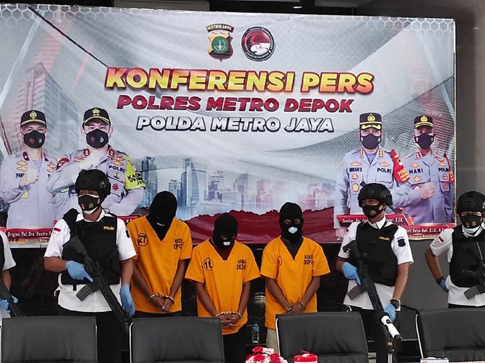 Polresta Depok gagalkan peredaran 258 Kg sabu.