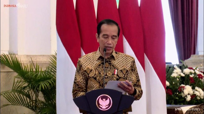 Presiden Jokowi di Hari Pers Nasional (Foto: Tangkapan layar YouTube Setpres)