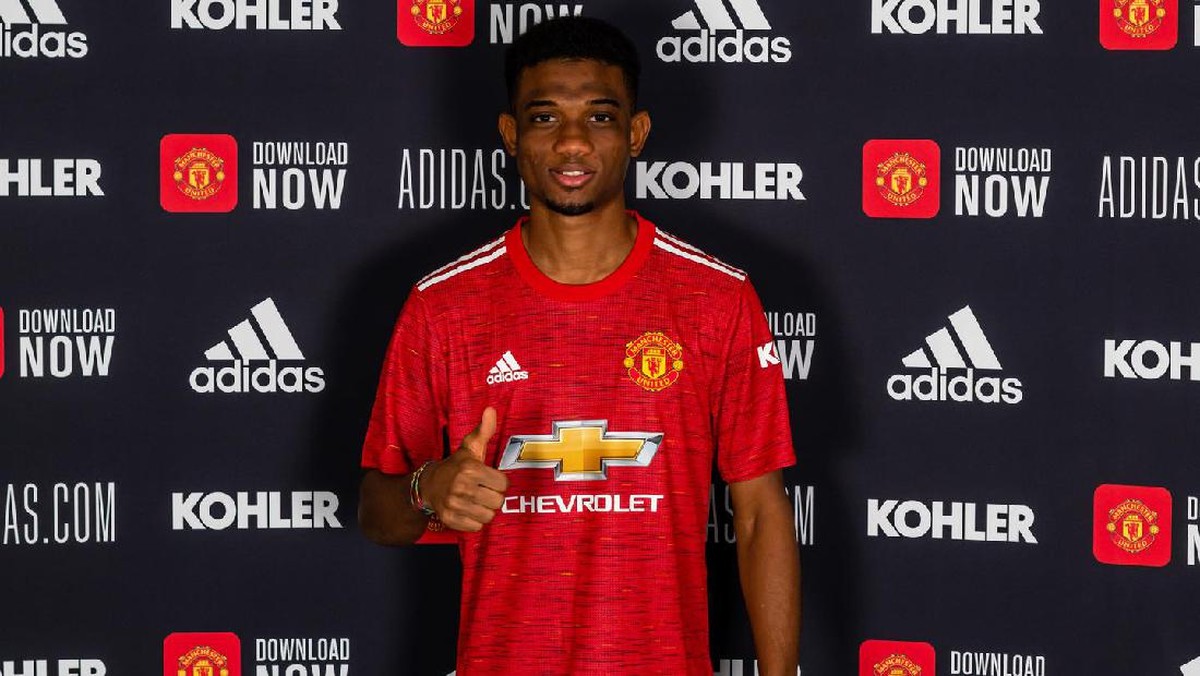 Amad Diallo, bintang muda Manchester United. (Foto: Manchester United via Getty Images/Ash Donelon)