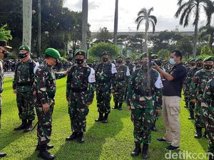 Pangdam Jaya Pimpin Apel Kesiapan Vaksinator TNI, Disebar ke Ribuan Desa