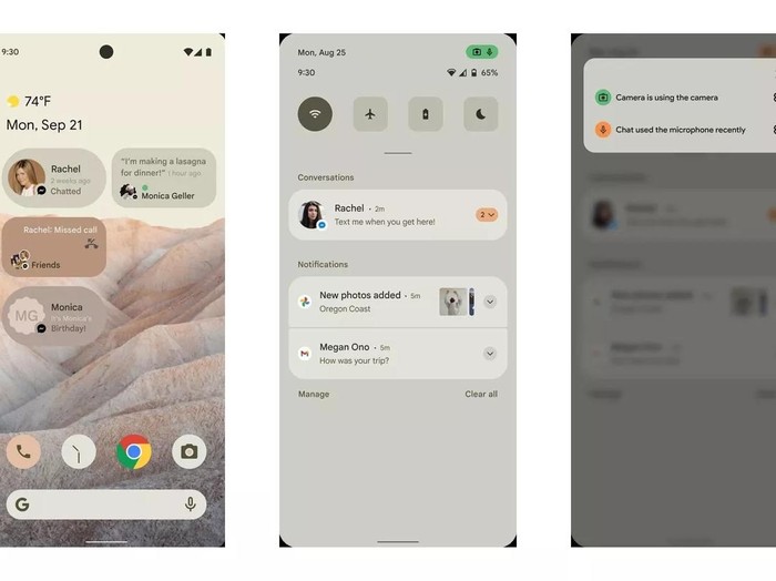 Bocoran tampilan Android 12