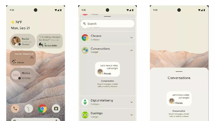 Bocoran tampilan Android 12