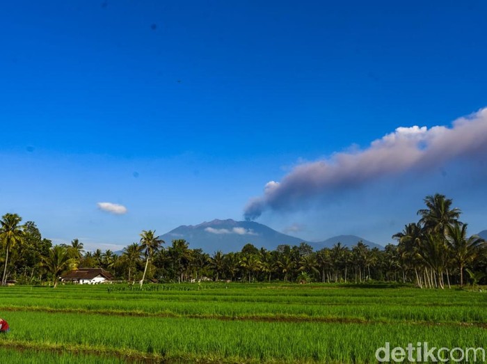 Gunung Raung erupsi hingga saat ini. Pantauan dari Pos Pengamatan Gunung Api (PPGA) Raung, asap dari gunung setinggi 3.332 mdpl itu membumbung hingga 2.000 meter.