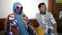 Kiwil dirinya memang sudah mengucapkan talak secara tertulis dan lisan kepada Rohimah. (Foto: Palevi/detikcom) 