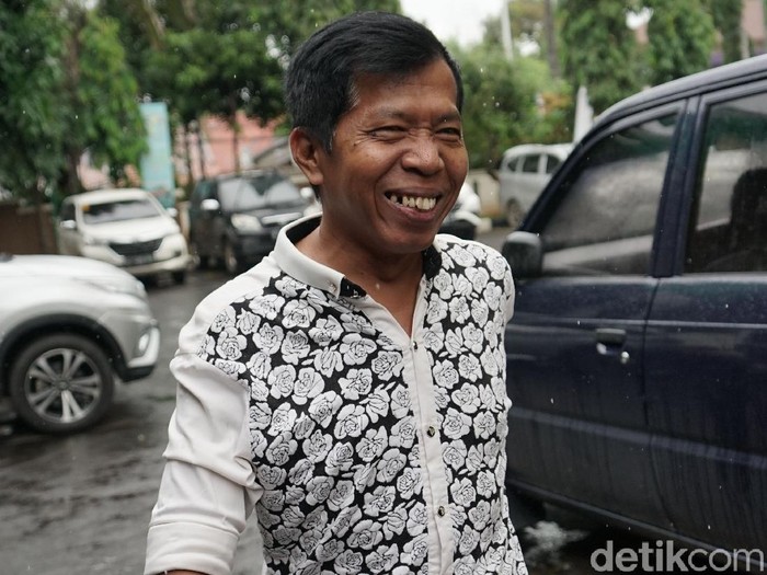 Kiwil dan Rohimah saat menghadiri sidang ikrar cerai di Pengadilan Agama Jakarta Selatan, Jakarta, Rabu, (10/2/2021).