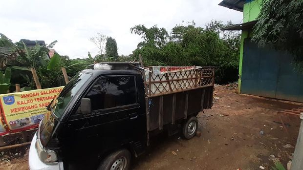 Lokasi bekas tumpukan sampah di  Pondok Jaya, Cipayung, Kota Depok