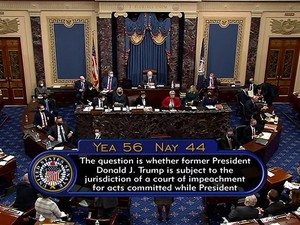 Voting Senat AS Tetapkan Sidang Pemakzulan Trump Konstitusional