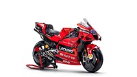Ducati Desmosedici GP21 yang akan digunakan di ajang MotoGP musim ini sebagian besar menggunakan komponen Desmosedici GP20 tahun lalu. Soalnya, ada aturan pembekuan pengembangan mesin di musim ini. Foto: Dok. Ducati