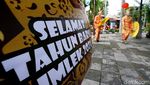 Unik! Ada Miniatur Indonesia Saat Warga Solo Sambut Imlek