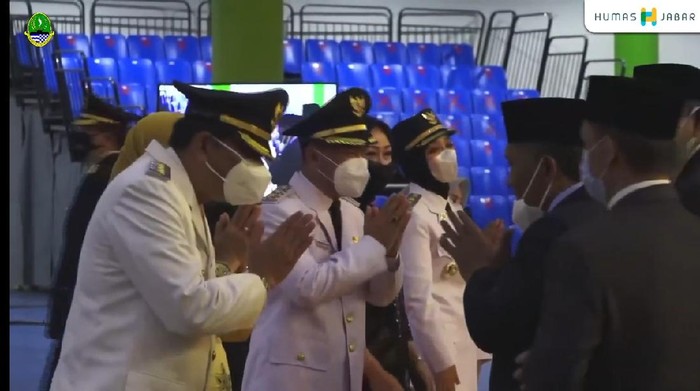 Pelantikan 3 Kepala Daerah Jabar
