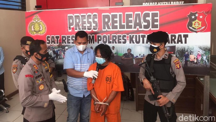 Polres Kutai Barat menangkap Munawir pembunuh perempuan keturunan Dayak, Medelin (dok Istimewa)
