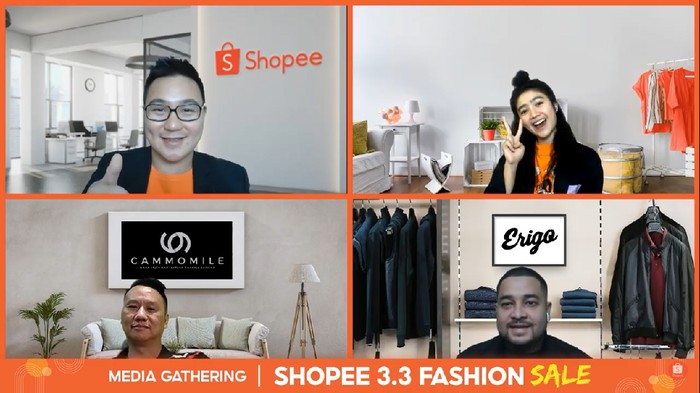 Shopee turut memperkuat industri fashion melalui kampanye 3.3 Fashion Sale sekaligus membantu para industri fashion dalam beradaptasi.