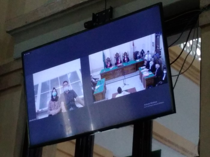 Sidang kasus dugaan ujaran kebencian Ketua KAMI Medan, Khairi Amri (Datuk Haris-detikcom)
