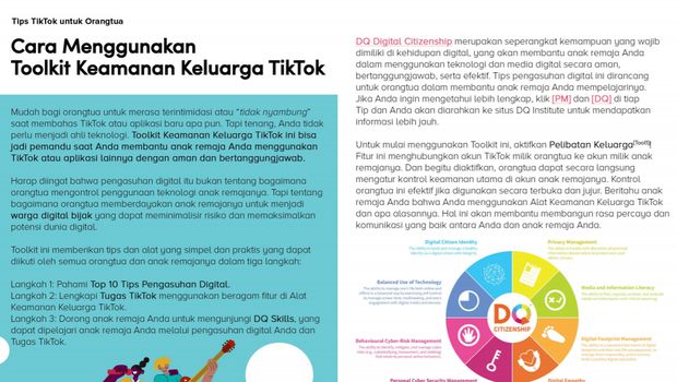 Toolkit Keamanan Keluarga TikTok