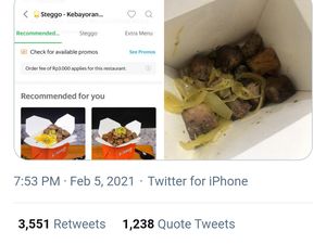 Zonk Beli Daging Panggang Via Ojol, Pria Ini Balas Dendam Pesan 3 Porsi Sate Madura
