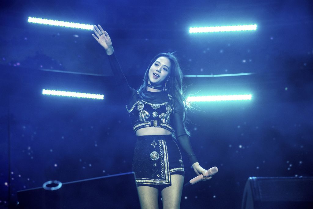 Jisoo of BLACKPINK performs at the Coachella Music & Arts Festival at the Empire Polo Club on Friday, April 12, 2019, in Indio, Calif. (Photo by Amy Harris/Invision/AP)
