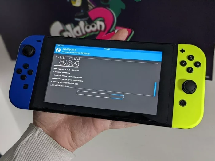Android 10 di Nintendo Switch