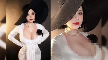 Hanna Bunny cukup sering menjadi cosplayer, kali ini dia ingin memerankan karakter Lady Dimitrescu. Foto: Hanna Bunny