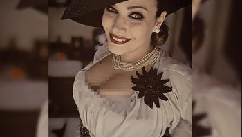 Berapa nilai untuk cosplay yang dilakukan oleh Sonia Garcia Rhiwen ini? Foto: Curvy Rhiwen