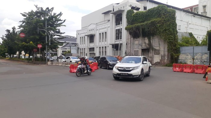 Dishub DKI Jakarta berlakukan sistem buka tutup di Kawasan LEZ Kota Tua.