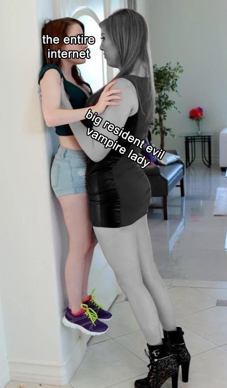Lady Dimitrescu Fans Resident Evil salah fokus dengan vampir seksi Lady Dimitrescu. Meme Dimitrescu pun berseliweran di media sosial.