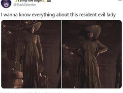 Meme Vampir Seksi Lady Dimitrescu Menyerbu Medsos