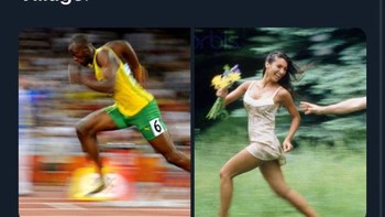 Kalau dikejar vampir seseksi Lady Dimitrescu jadi bingung mau takut atau malah senang. Foto: via eBaums World