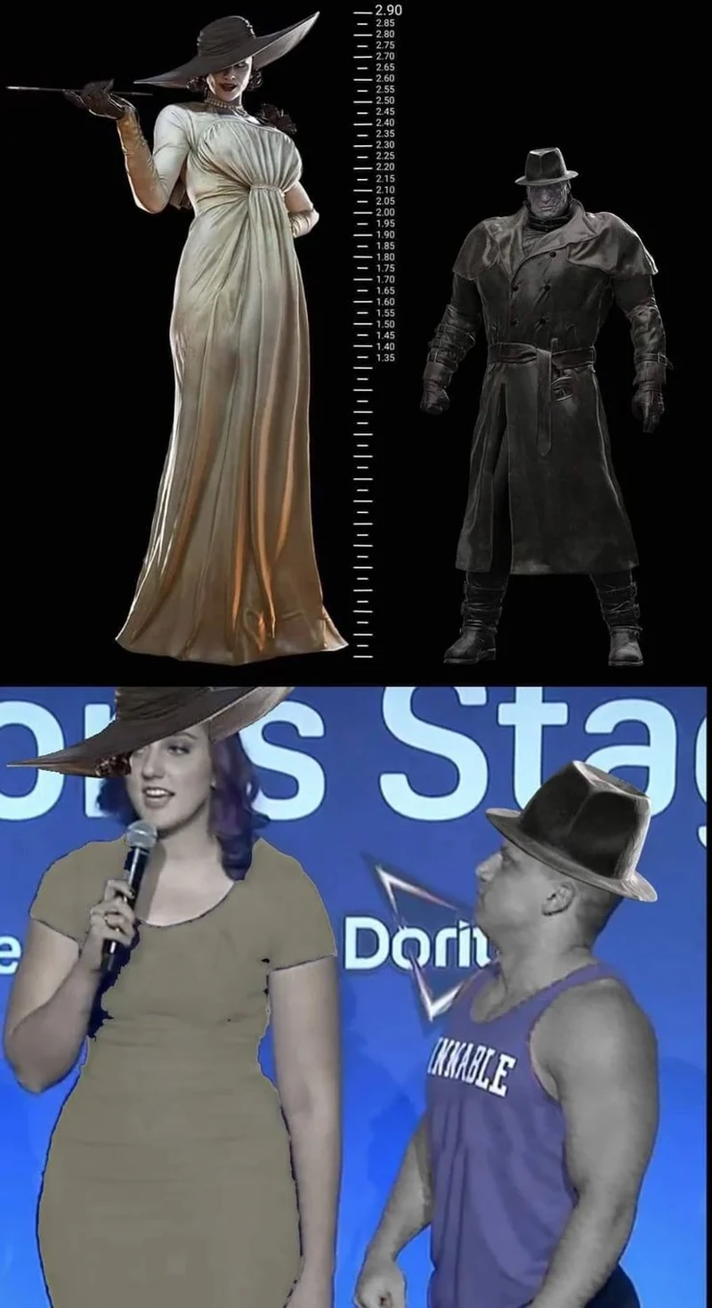 Fans Resident Evil salah fokus dengan vampir seksi Lady Dimitrescu. Meme Dimitrescu pun berseliweran di media sosial.