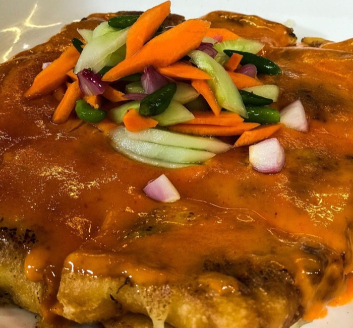 Masak Masak : Martabak Daging Sapi Saus Mentai