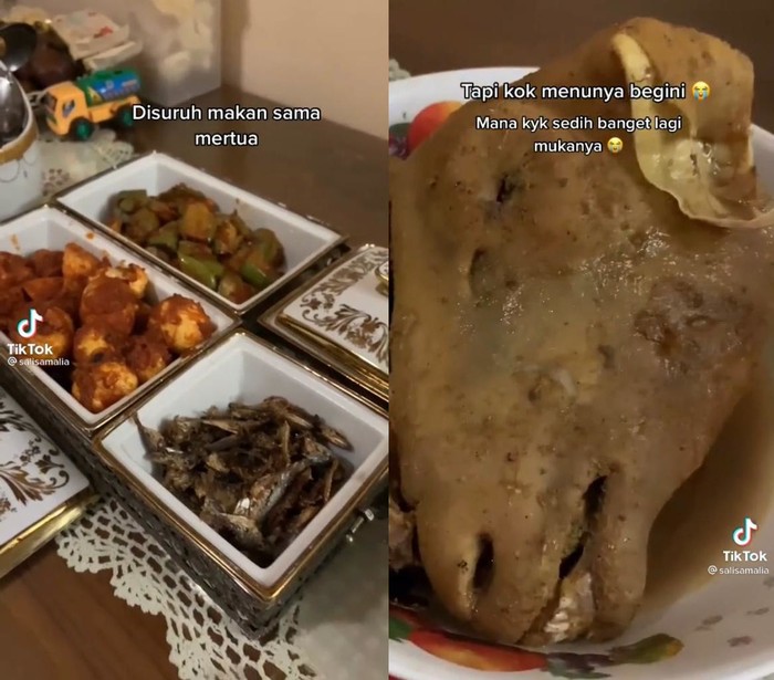 Mau Cicip Masakan Mertua, Wanita Ini Kaget Temukan Kepala Hewan di Meja Makan
