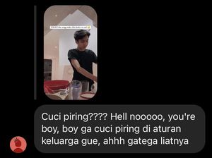 Heboh Pria Dilarang Cuci Piring, Netizen: Keluargaku Patriarki