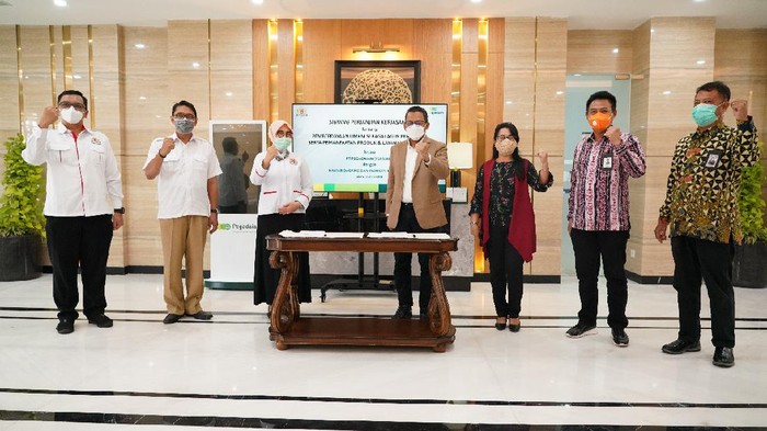 PT Pegadaian (Persero) bersama Kamar Dagang Industri Indonesia (KADIN) DKI Jakarta menjalin kolaborasi untuk pemberdayaan anggota Usaha, Mikro, Kecil dan Menengah (UMKM) sebagai agen Pegadaian.