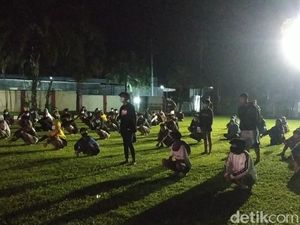 Ratusan Remaja di Blitar Kocar-kacir Saat Razia Balap Liar, 87 Motor Diamankan