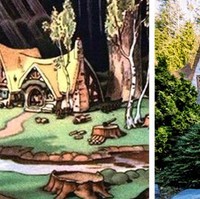 Tinggal di rumah yang terletak di Washington ini akan membuatmu merasa seperti berada di dalam rumah Putri Salju. Rumah unik yang satu ini memang terinspirasi dari film Putri Salju. Foto: @Snow White dan Seven Dwarfs / Disney / @the_happiest_things / instagram