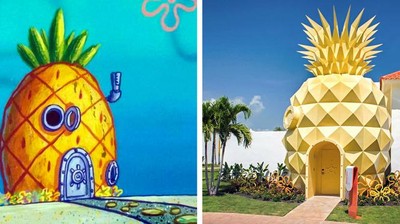10 Potret Rumah Kartun Versi Dunia Nyata, Berasa Seperti Ada di Dongeng