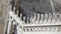 Duomo di Milano ini adalah katedral Katolik Roma kedua terbesar.    