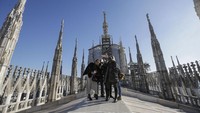 Katedral Milano adalah salah satu bangunan paling populer di seluruh Eropa.   