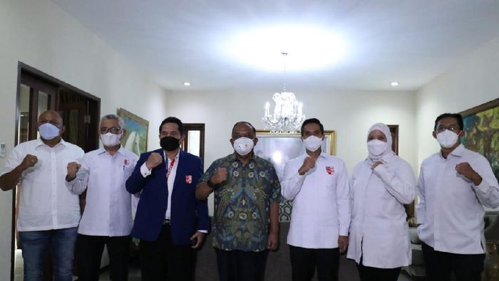 Ketum PRSI Anindya Bakrie Ketum PRSI Anindya Bakrie bertemu KONI Pusat, Kamis (11/2/2021)