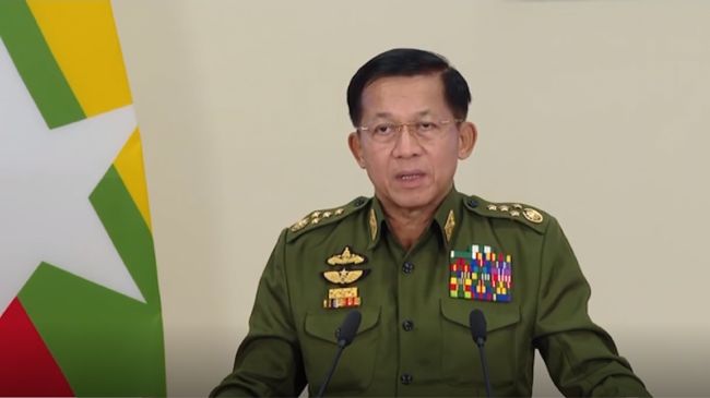 Lagi Pandemi, Panglima Militer Myanmar Minta Demo Dihentikan