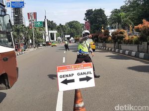 Langgar Aturan Ganjil-Genap Bogor, 132 Kendaraan Diputarbalikkan
