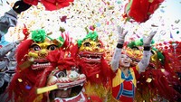 Tahun Baru Imlek merupakan perayaan terpenting orang Tionghoa. Di China Imlek dirayakan hampir di setiap sudut wilayahnya. Feng Li/Getty Images  