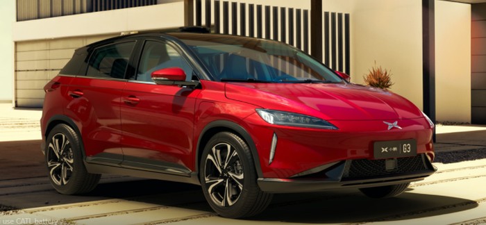 Xpeng G3 yang merupakan tiruan Tesla Model X