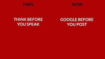 Semua ada di Google. Bukan lagi eranya berpikir sebelum bicara tapi Googling dulu sebelum posting. (Foto: Ajit Johnson)