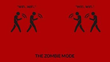 Orang-orang sampai bertingkah seperti zombie untuk mendapatkan WiFi. (foto: Ajit Johnson)