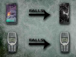 Meme Kocak Ponsel Jadul Vs Ponsel Masa Kini