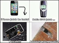 fotoinet meme ponsel jadul vs sekarang
